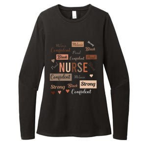 Black Nurse Black History Melanin Afro Woman Nursing Womens CVC Long Sleeve Shirt