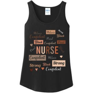 Black Nurse Black History Melanin Afro Woman Nursing Ladies Essential Tank