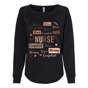 Black Nurse Black History Melanin Afro Woman Nursing Womens California Wash Sweatshirt