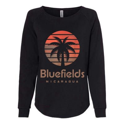 Bluefields Nicaragua Womens California Wash Sweatshirt