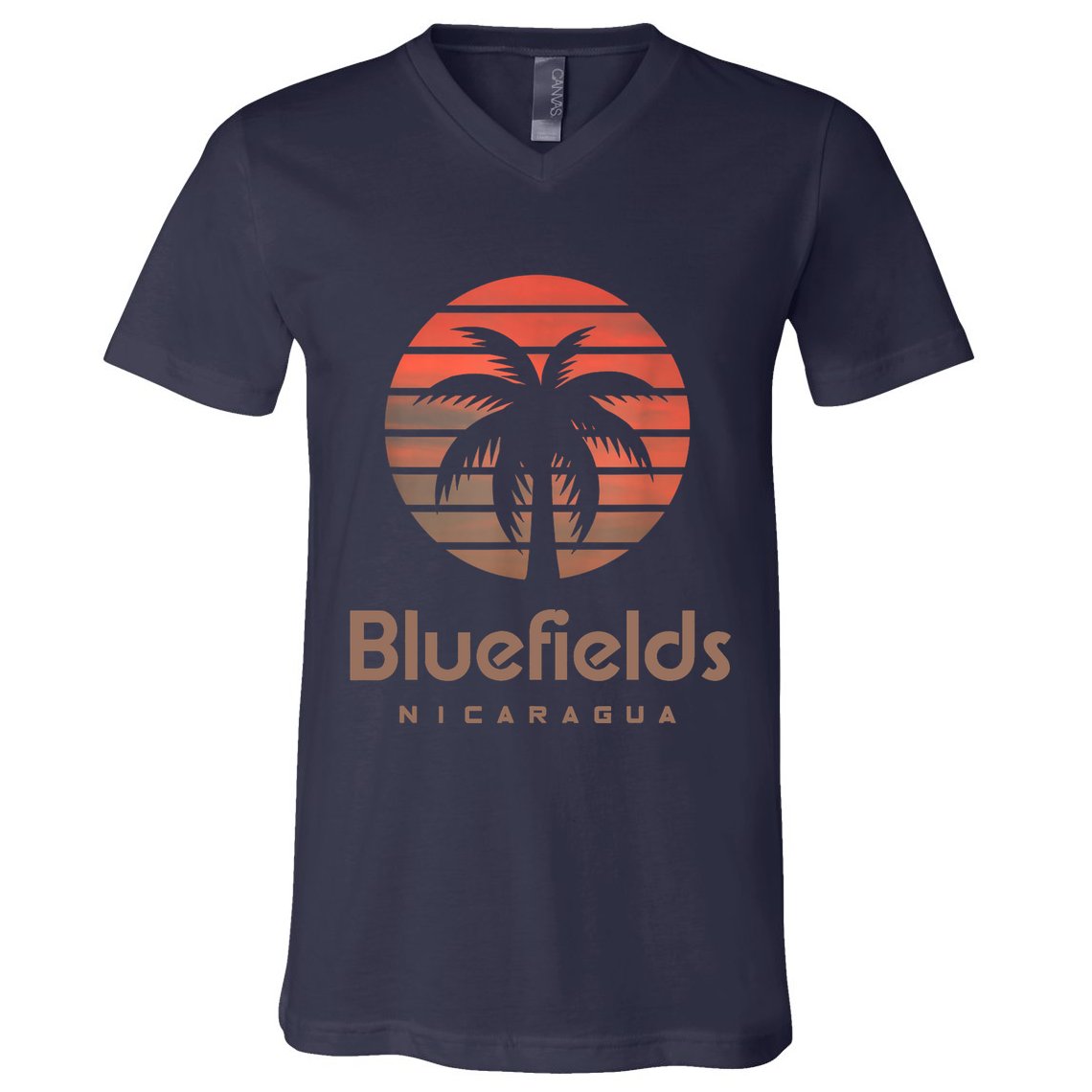 Bluefields Nicaragua V-Neck T-Shirt