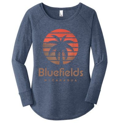 Bluefields Nicaragua Women's Perfect Tri Tunic Long Sleeve Shirt