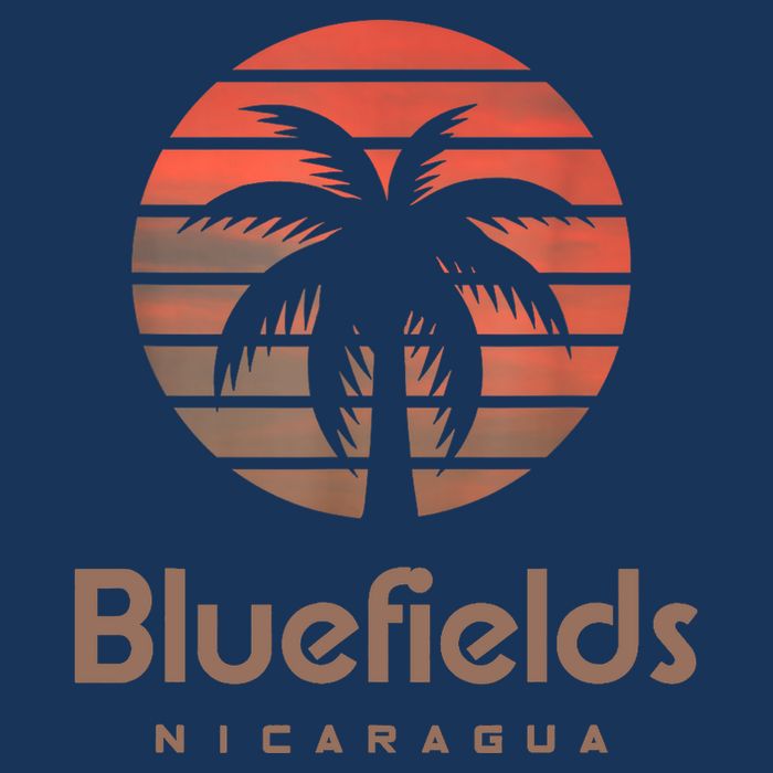 Bluefields Nicaragua Flat Bill Trucker Hat
