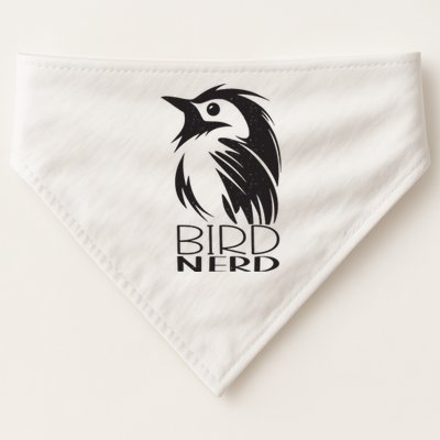 Bird Nerd Bird Watching Birdwatching And Birding Lover USA-Made Doggie Bandana