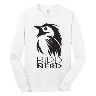 Bird Nerd Bird Watching Birdwatching And Birding Lover Tall Long Sleeve T-Shirt