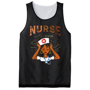 Black Nurse Black History Blm Melanin Afro Woman Nursing Mesh Reversible Basketball Jersey Tank