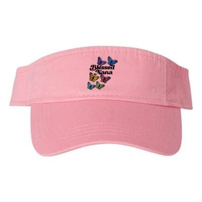 Blessed Nana Beautiful Grandparents Day Gift Valucap Bio-Washed Visor