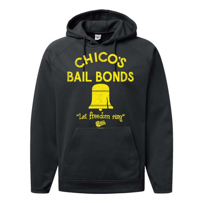 Bad News Bears Chicos Bail Bonds Performance Fleece Hoodie