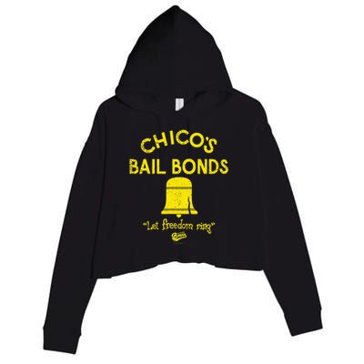 Bad News Bears Chicos Bail Bonds Crop Fleece Hoodie