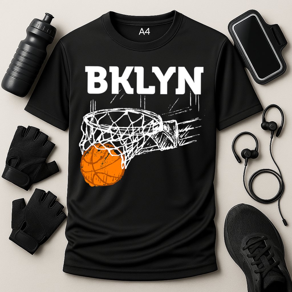 Brooklyn NYC Basketball Net Gift Funny New York City Performance Shirt