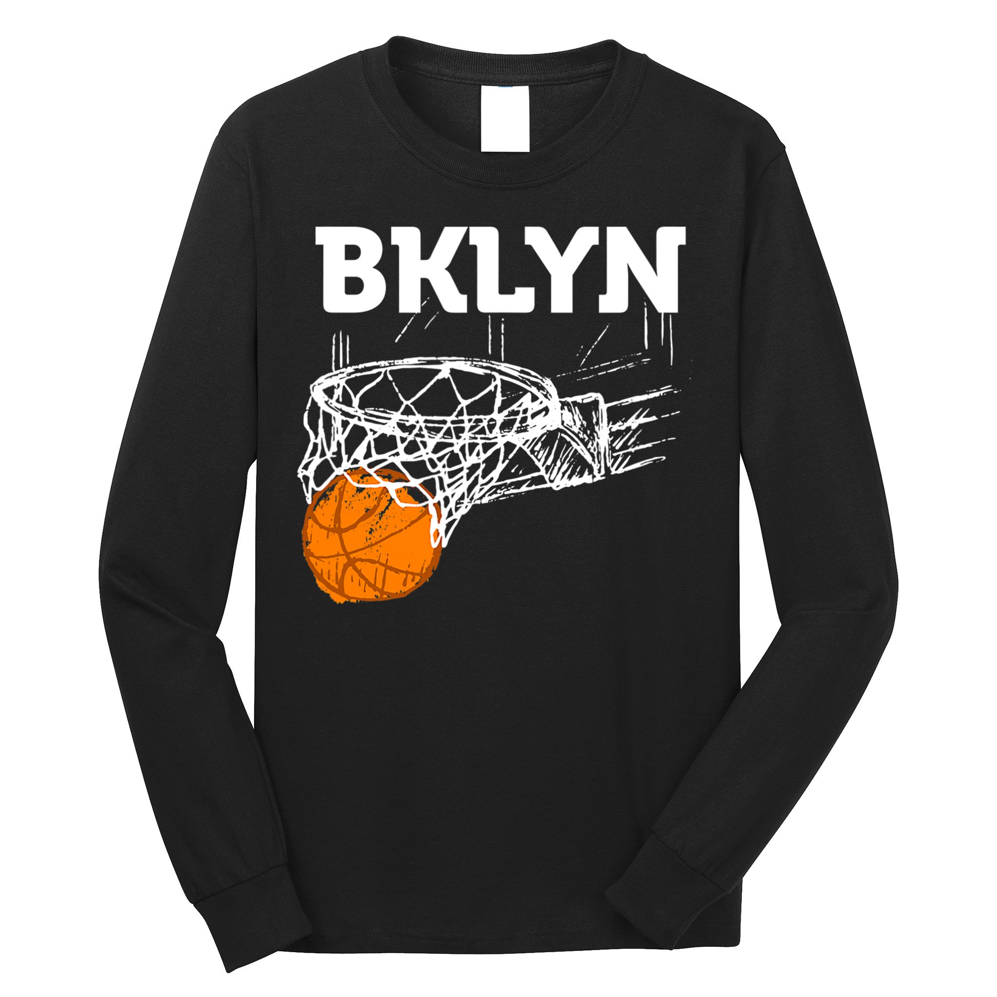 Brooklyn NYC Basketball Net Gift Funny New York City Long Sleeve Shirt