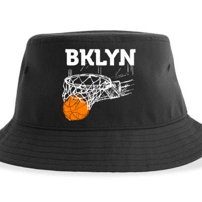 Brooklyn NYC Basketball Net Gift Funny New York City Sustainable Bucket Hat