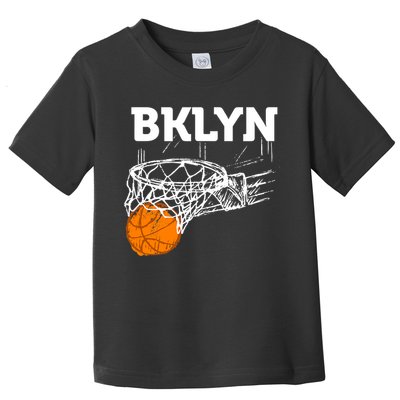 Brooklyn NYC Basketball Net Gift Funny New York City Toddler T-Shirt
