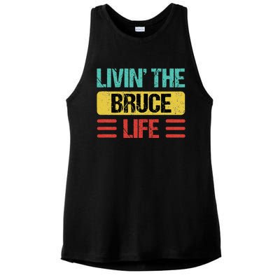 Bruce Name Ladies PosiCharge Tri-Blend Wicking Tank