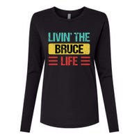 Bruce Name Womens Cotton Relaxed Long Sleeve T-Shirt