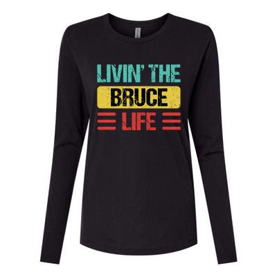 Bruce Name Womens Cotton Relaxed Long Sleeve T-Shirt