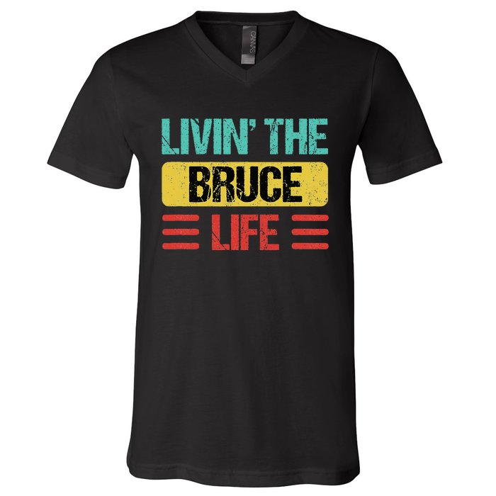 Bruce Name V-Neck T-Shirt