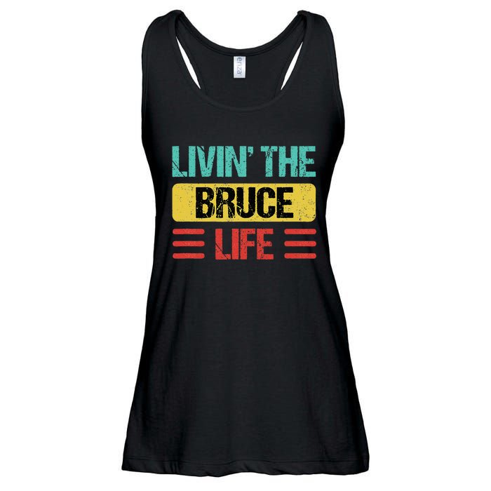 Bruce Name Ladies Essential Flowy Tank