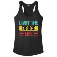 Bruce Name Ladies PosiCharge Competitor Racerback Tank