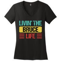 Bruce Name Women's V-Neck T-Shirt