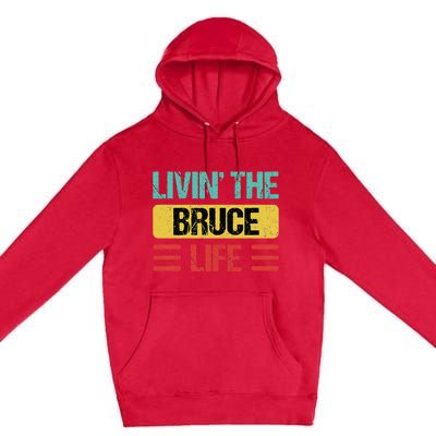 Bruce Name Premium Pullover Hoodie