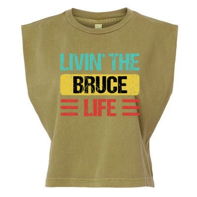 Bruce Name Garment-Dyed Women's Muscle Tee