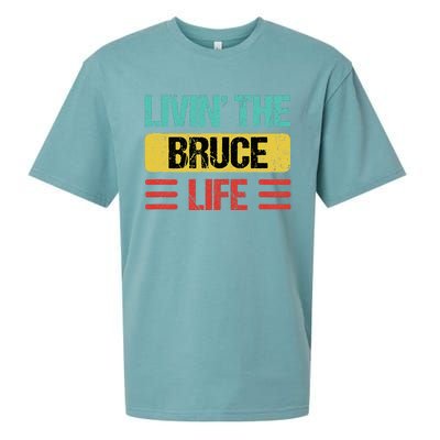 Bruce Name Sueded Cloud Jersey T-Shirt