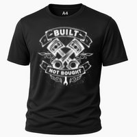 Built Not Bought Mechanic Pistons Custom Vintage Clothing Performance Shirt