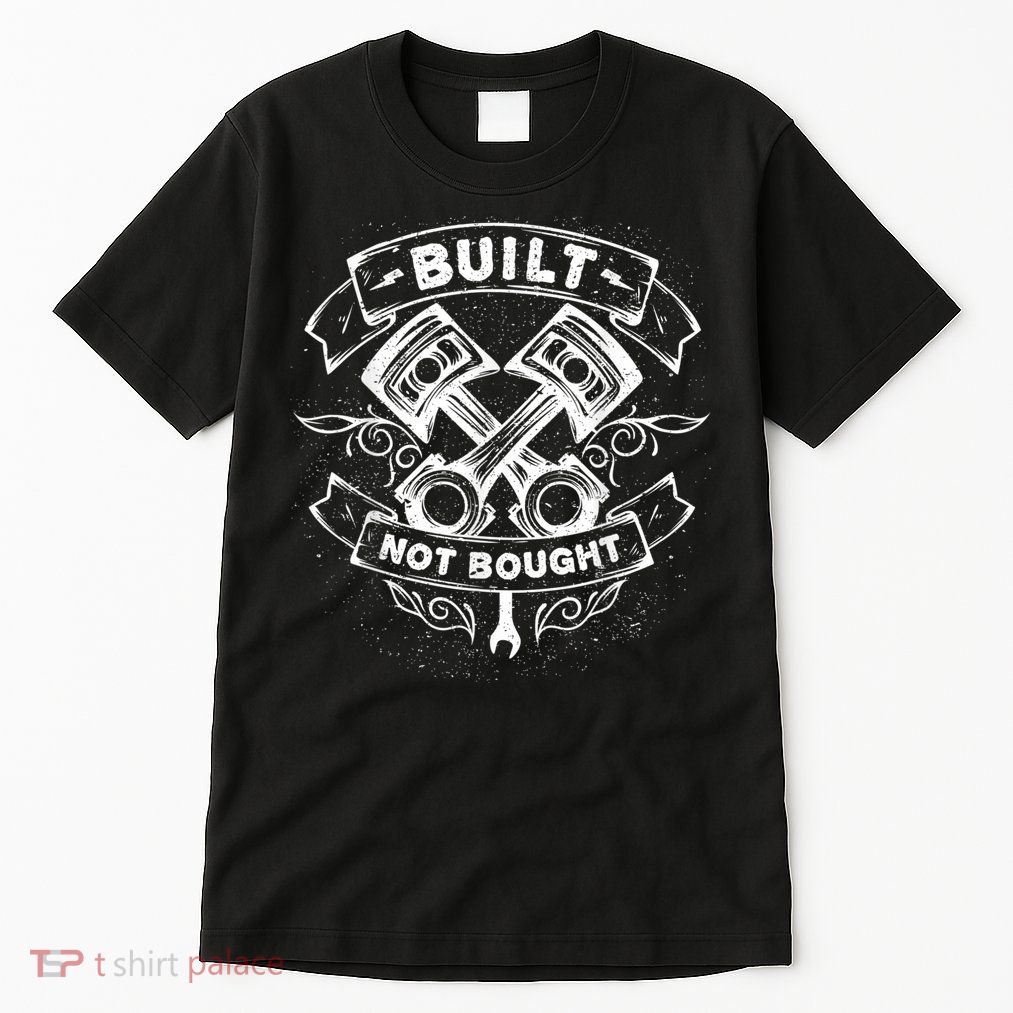 Built Not Bought Mechanic Pistons Custom Vintage Clothing Tall T-Shirt