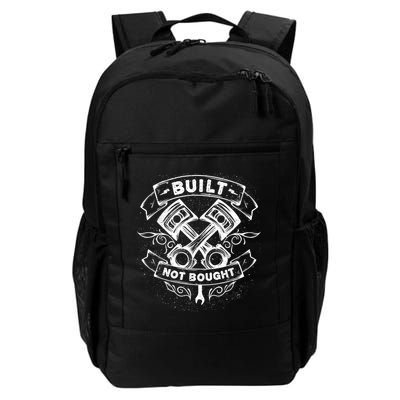Built Not Bought Mechanic Pistons Custom Vintage Clothing Backpack