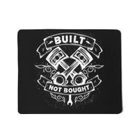 Built Not Bought Mechanic Pistons Custom Vintage Clothing Mousepad