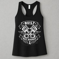 Built Not Bought Mechanic Pistons Custom Vintage Clothing Womens Tank Top