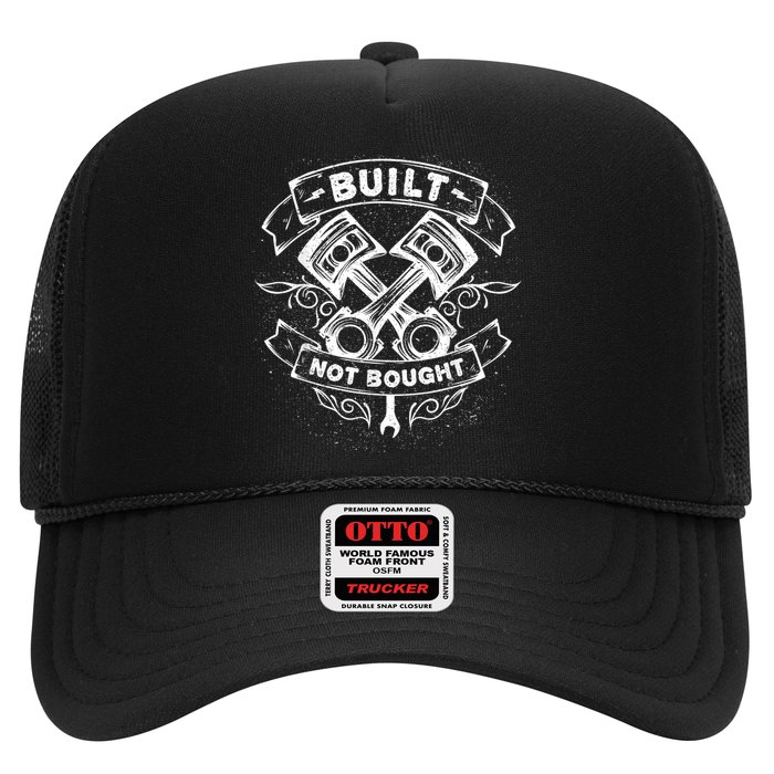 Built Not Bought Mechanic Pistons Custom Vintage Clothing Hat