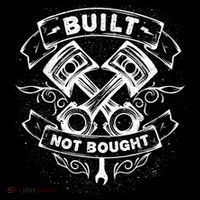 Built Not Bought Mechanic Pistons Custom Vintage Clothing Tank Top