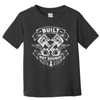 Built Not Bought Mechanic Pistons Custom Vintage Clothing Toddler T-Shirt
