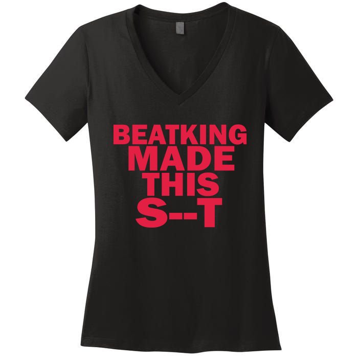 Beatking New Women's V-Neck T-Shirt