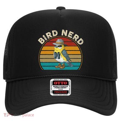 Bird Nerd High Crown Mesh Back Trucker Hat
