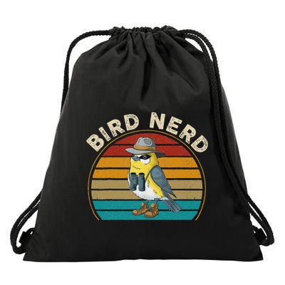 Bird Nerd Drawstring Bag