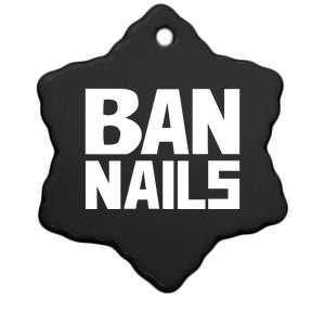 Ban Nails Ceramic Star Ornament