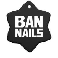 Ban Nails Ceramic Star Ornament