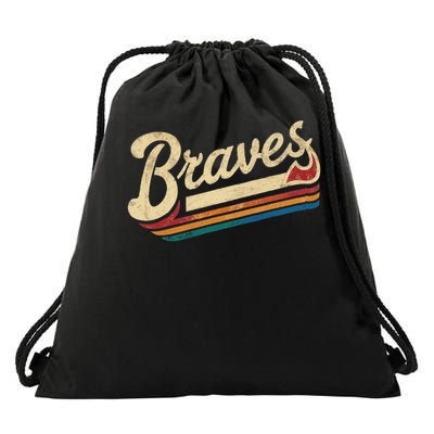 Braves Name  Drawstring Bag