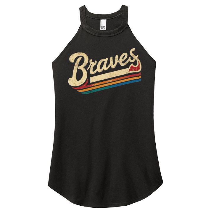 Braves Name  Women's Perfect Tri Rocker Tank