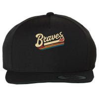 Braves Name  Wool Snapback Cap