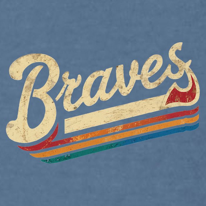 Braves Name  Garment-Dyed Sweatshirt