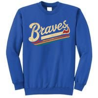 Braves Name  Tall Sweatshirt