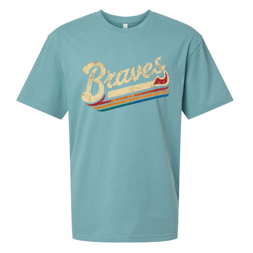 Braves Name  Sueded Cloud Jersey T-Shirt