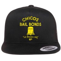 Bad News Bears Chicos Bail Bonds Flat Bill Trucker Hat