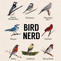 Bird Nerd Bird Lover Or Watcher Gift Garment-Dyed Women's Muscle Tee