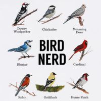 Bird Nerd Bird Lover Or Watcher Gift Garment-Dyed Sweatshirt