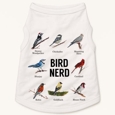 Bird Nerd Bird Lover Or Watcher Gift Doggie Tank